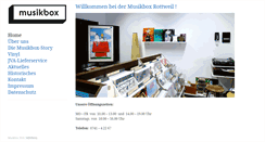 Desktop Screenshot of musikbox-rottweil.de